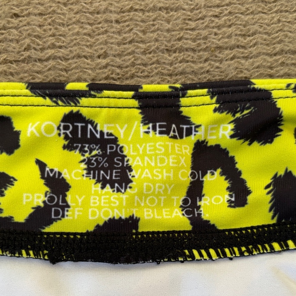 GRRRL Colorful Leopard Print Women's Athletic Shorts - Picture 2 of 3